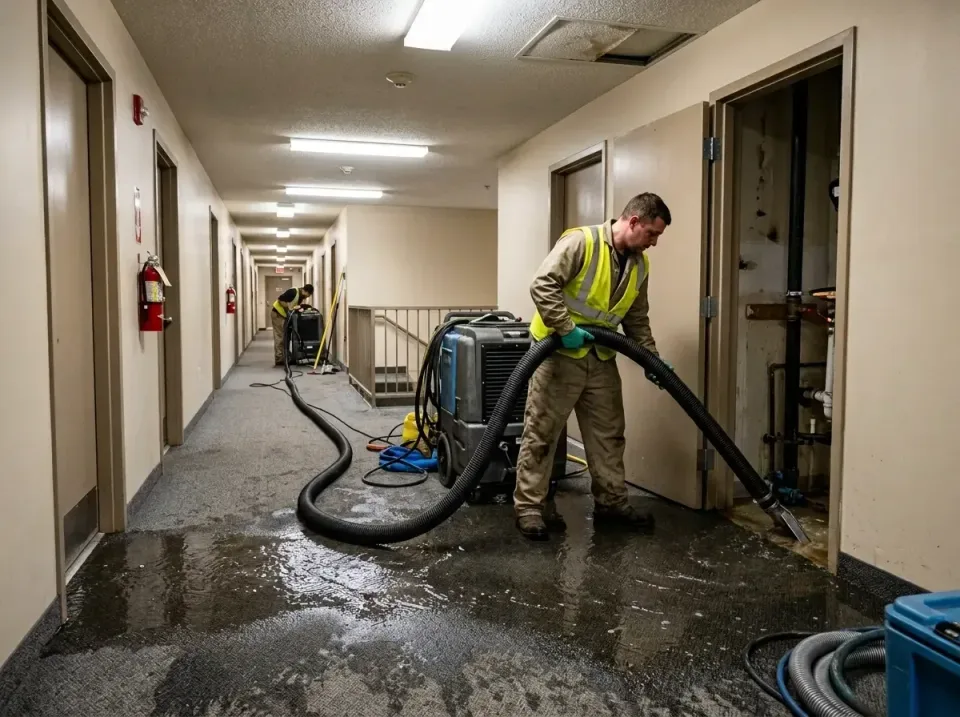 multi-unit-apartment-hallway-f-005 — frequently asked questions, Emergency Burst Pipe Water Extraction & Removal in Bradley,…